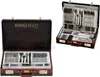 Two open cases of Kinghoff cutlery sets are displayed against a white background. Produktbild-Vorschau