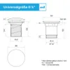 Bächlein Pop Up Ablaufgarnitur ohne Überlauf für Produktbild-Vorschau 6