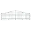 Gabionen mit Hochbogen 30 Stk. 200x50x40/60 cm Verzinktes Produktbild-Vorschau 4