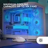 Mars Gaming MC-3TCOREW, Midi Tower, PC, Weiß, ATX, micro Produktbild-Vorschau 4