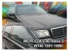 Veterné deflektory pre MERCEDES W 123 (1976–1986) sedan – 2 Náhľad obrázku produktu 2