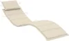 vidaXL Coussin pour chaise longue Crème 186x58x4 cm Tissu Voir les images du produit 7