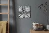 Coloray Uhr auf Leinwand 30x30 cm Wand Uhr Dekoration Produktbild-Vorschau 4