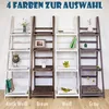 Regal Leiterregal Holz Wandregal Bücherregal für Küche Produktbild-Vorschau 2