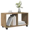 vidaXL Skříňka na kolečkách Artisan dub 72x33x42,5 cm Náhled obrázku produktu 4