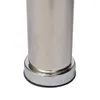 A close-up shot of the base of a metallic cylindrical object, possibly a table leg, with a black rubber base. Náhľad obrázku produktu