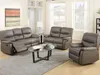 Relax-Sofa "Lincoln" - 197 x 89 x 103 cm - 3-Sitzer - Weiß Produktbild-Vorschau 2