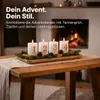 Hofer LED-kaarsen voor de advent, gemaakt van echt was, met Productafbeelding-voorbeeld 7
