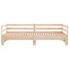 A plain, front-facing view of a wooden daybed. Náhľad obrázku produktu