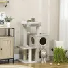 PawHut Kratzbaum, Höhe 91 cm, Kletterbaum mit 2 Produktbild-Vorschau 2