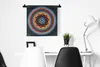 MuchoWow® Wandteppich Wandbehang Mandala-Rangoli 60x60 cm Produktbild-Vorschau 3