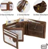 RFID Büffel Echt Leder Geldbörse Portemonnaie Herren mit Produktbild-Vorschau 5