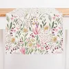 Tischläufer Aquarell Blumen weiß rosa grün 40x160cm von Produktbild-Vorschau 2