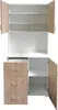Küchenbuffet Blanca 180x80x40 cm mit Regalfächern und Produktbild-Vorschau 3