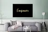 MuchoWow® Poster Zitat - Leistung - Gold - Schwarz 120x80 Produktbild-Vorschau 5