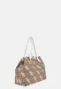 Guess Vikky Women 4G Logo Print Synthetic Tote Bag Lattee - Náhľad obrázku produktu 22