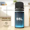 HOMCOM Sensor Mülleimer 55L Abfalleimer mit Produktbild-Vorschau 5