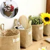 Pojemniki kuchenne BOHO lniane organizery zestaw 3 sztuk Podgląd zdjęcia produktu 2