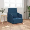 vidaXL Sofa rozkładana niebieska 65 x 80 x 83 cm tkanina Podgląd zdjęcia produktu 2