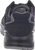 The back view of a black and gray hiking shoe. Voir les images du produit