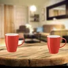BD Kaffeebecher Paris - 1x - Porzellan - rot - 350ml Produktbild-Vorschau 2