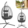 EUGAD Hängesessell mit Gestell Outdoor und Indoor, 150 kg Produktbild-Vorschau 1