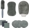 Intirilife Kit de nettoyage pour voiture 9 pièces - Gant en Voir les images du produit 1
