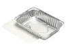 25 vaschette, alluminio + coperchio con inserto, quadrato Anteprima dell’immagine prodotto 3