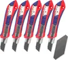 WORKPRO 5 Stück Cuttermesser Set 18mm mit 20 Ersatzklingen Produktbild-Vorschau 1