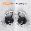 KEGII Półka prysznicowa bez wiercenia Zestaw 2 narożnych Podgląd zdjęcia produktu 4