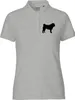 Huuraa Damen Polo Shirt Mops Silhouette XL Sport Grey Bio Produktbild-Vorschau 1