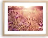 Gerahmtes Poster - Rahmen in heller Eiche - Wiese Blumen Produktbild-Vorschau 1