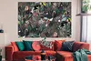 MuchoWow® Poster Blumen - Tukan - Blätter 180x120 cm - Produktbild-Vorschau 2