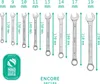 8-częściowy zestaw kluczy płaskich 8–19 mm marki WIESEMANN Podgląd zdjęcia produktu 2