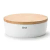 Continenta Brottopf Oval Brotkasten aus weißem Keramik mit Produktbild-Vorschau 1