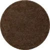 Dywan SOFFI koło shaggy 5cm  brązowy koło 100 cm Podgląd zdjęcia produktu 2