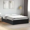 vidaXL Bettgestell Schwarz 135x190 cm Holzwerkstoff Produktbild-Vorschau 2