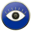 PopSockets, PopGrip Enamel Evil E do smartfonów, niebieski Podgląd zdjęcia produktu 2