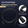 SANIDELL Brauseschlauch - 200cm- Schwarz Glatt – Produktbild-Vorschau 3