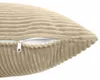 vidaXL Kissenbezug 2 pcs ALMELO Taupe 40 x 60 cm Cord Produktbild-Vorschau 5