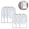 Multiple garment bags containing white shirts, displayed against a white background. Produktbild-Vorschau