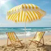 Outsunny Sonnenschirm Strand Ø180 cm windfest Strandschirm Produktbild-Vorschau 2