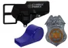 Politie Kit Revolver 20cm Badge Holster Fluitje Geluid Productafbeelding-voorbeeld 4