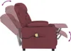 Side view of a recliner chair with multiple positions indicated by arrows. Podgląd zdjęcia produktu