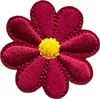 Gänseblümchen-Emblem zum Aufbügeln, Bordeaux Produktbild-Vorschau 1