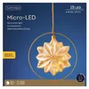 Ozdoba POLAR złota gwiazda mikro LED fi 26 cm HOMLA Podgląd zdjęcia produktu 5