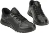 Two black leather sneakers are shown against a white background. Podgląd zdjęcia produktu