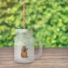 Mr. & Mrs. Panda Glas Bär Lied - Transparent - Geschenk, Produktbild-Vorschau 2