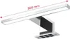 A product shot of a vanity light fixture with a measurement annotation. Produktbild-Vorschau