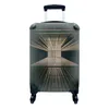 MuchoWow® Koffer Handgepäck Trolley Rollkoffer Kleine Produktbild-Vorschau 1